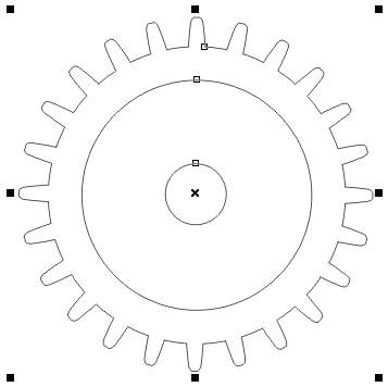 CDR繪制立體齒輪 三聯網 CDR實例教程