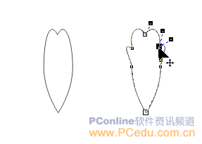 CDR繪制一束可愛的花朵 三聯網 CDR實例教程
