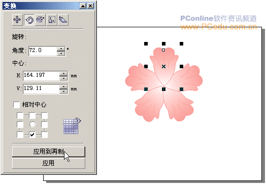 CDR繪制一束可愛的花朵 三聯網 CDR實例教程