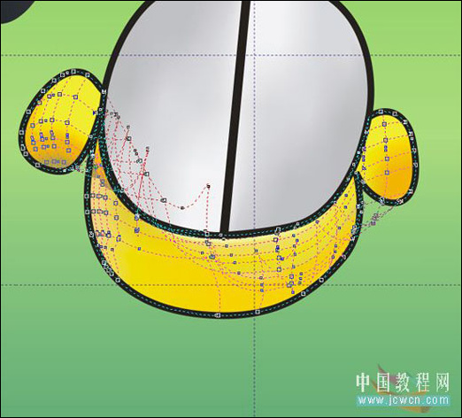 CorelDRAW鼠繪教程：繪制可愛卡通小狗