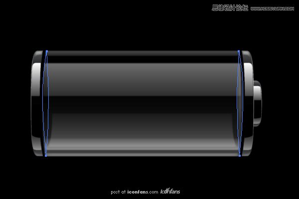 Illustrator繪制質感電池圖標