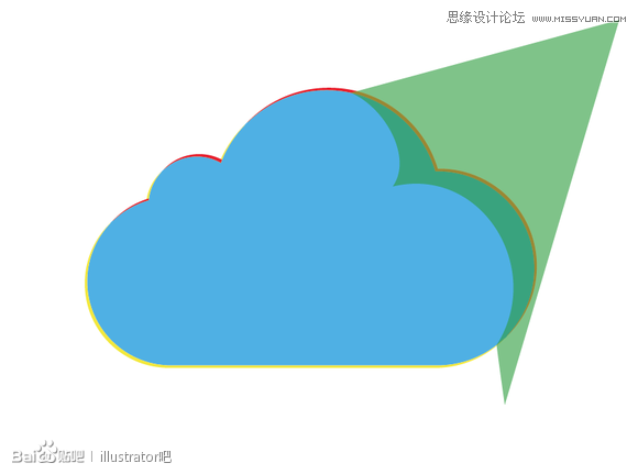 Illustrator繪制立體效果的白雲雲彩,PS教程,思緣教程網