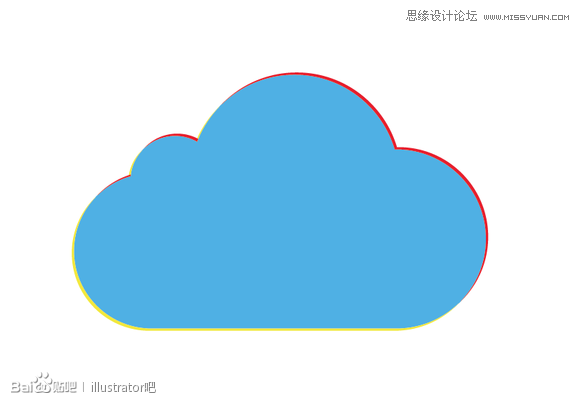 Illustrator繪制立體效果的白雲雲彩,PS教程,思緣教程網