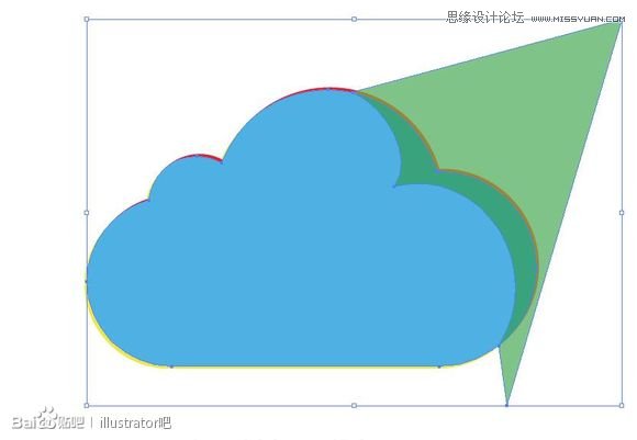 Illustrator繪制立體效果的白雲雲彩,PS教程,思緣教程網