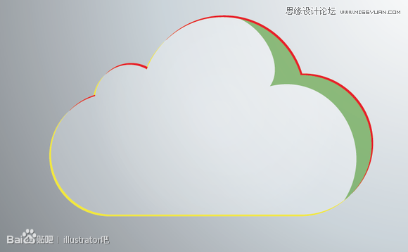 Illustrator繪制立體效果的白雲雲彩,PS教程,思緣教程網