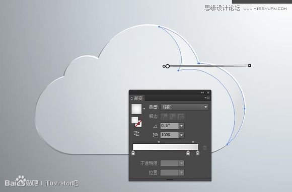 Illustrator繪制立體效果的白雲雲彩,PS教程,思緣教程網