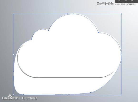 Illustrator繪制立體效果的白雲雲彩,PS教程,思緣教程網