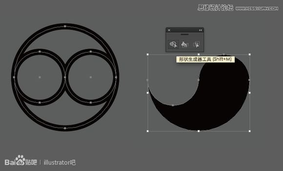 Illustrator使用鋼筆制作窗簾布效果,PS教程,思緣教程網