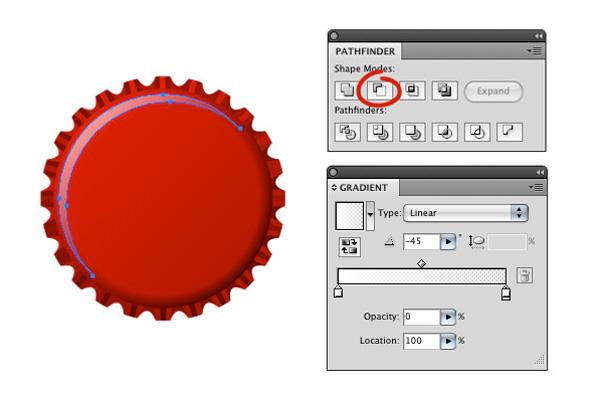 Illustrator CS4繪制矢量瓶蓋,無思設計網wssj1.cn