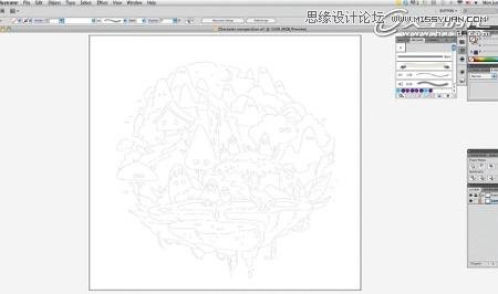 Illustrator繪制卡通風格插畫場景,PS教程,思緣教程網