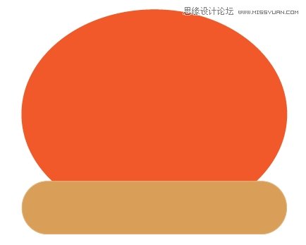 Illustrator設計時尚簡潔風格的漢堡包圖標,