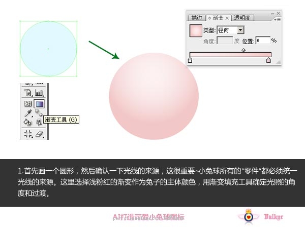 Illustrator打造可愛小兔球ICON全過程 三聯