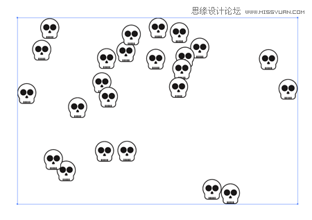 Illustrator給滑板添加骷髅圖案效果,PS教程,思緣教程網