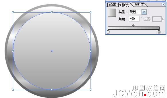 Illustrator鼠繪：漸變工具運用繪制金屬鬧鐘