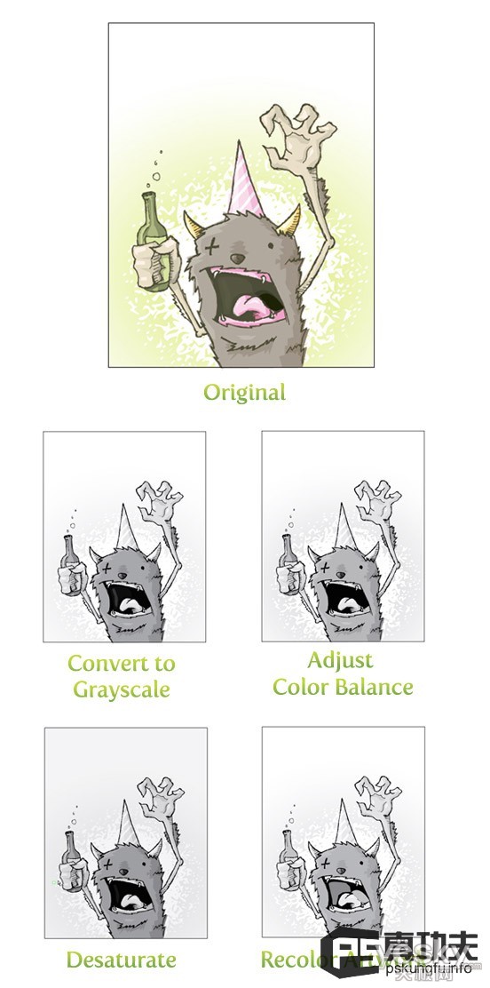 Illustrator彩色圖像轉灰度的幾種方法 三聯