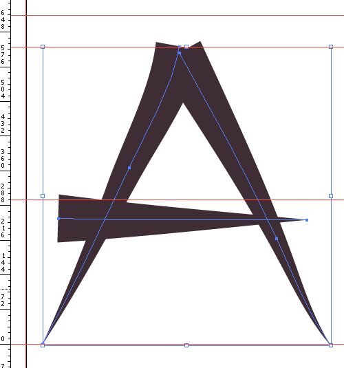 將Illustrator設計的字體轉到FontLab