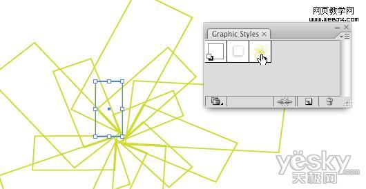 Illustrator繪制仿螺旋線彩色圖案_天極設計在線整理