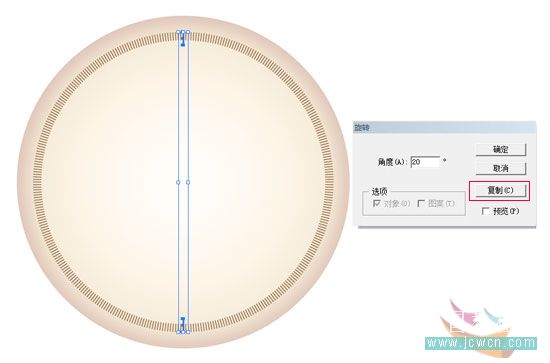 Illustrator鼠繪教程：簡單繪制金色指南針_中國教程網