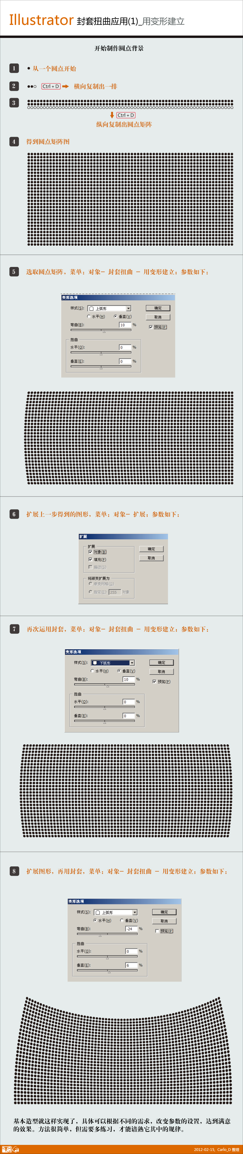 AI封套扭曲工具制作超炫海報招貼畫 