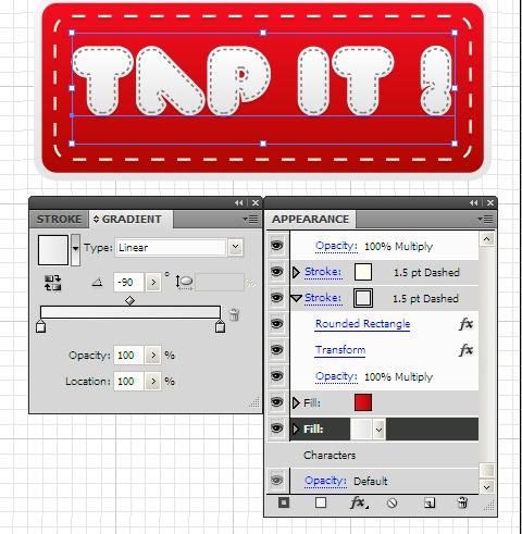 Illustrator制作圖片按鈕重復使用的樣式效果教程