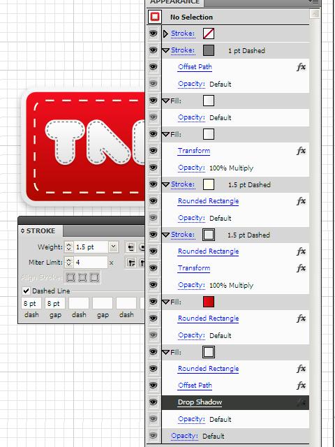 Illustrator制作圖片按鈕重復使用的樣式效果教程