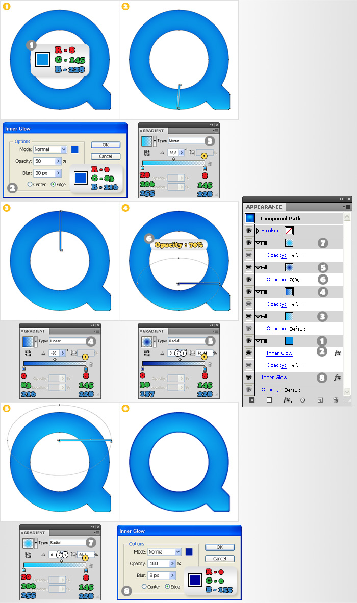 AI制作QuickTime Logo教程 三聯網 AI實例教程