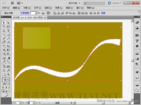 Illustrator軟件關於封套扭曲命令的實例使用教程