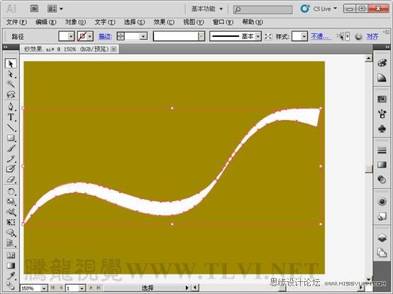 Illustrator軟件關於封套扭曲命令的實例使用教程