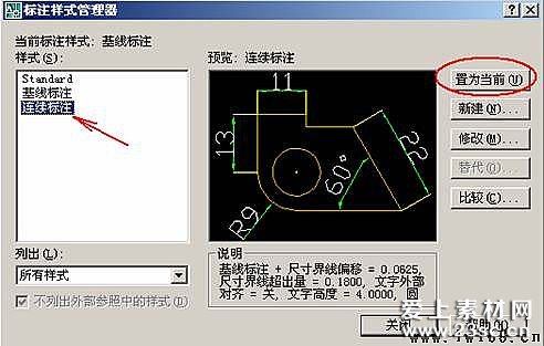 愛上素材網www.23sc.cnAutoCAD尺寸標注設置技巧