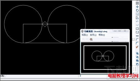 AutoCAD2008如何控制鳥瞰視圖1