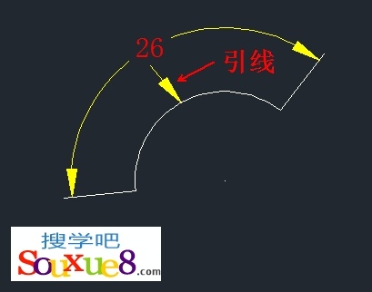 CAD教程：CAD2013弧長標注用於標注圓弧