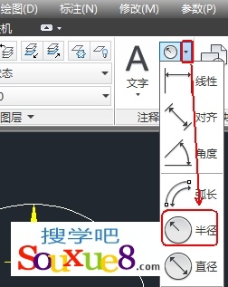 CAD教程：AutoCAD2013中文版半徑標注