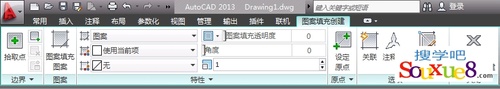 CAD教程：AutoCAD2013填充圖形實例詳解