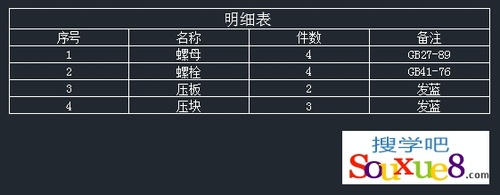 CAD教程：AutoCAD2013編輯表格數據實例