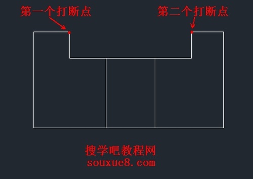 CAD教程：AutoCAD2013打斷對象實例詳解