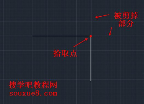 CAD教程：AutoCAD修剪對象功能詳解