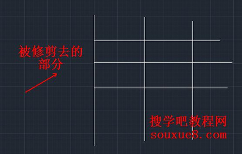 CAD教程：AutoCAD修剪對象功能詳解