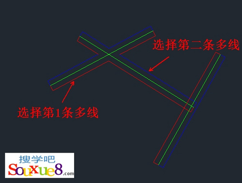 CAD教程：AutoCAD編輯與合並多線詳解