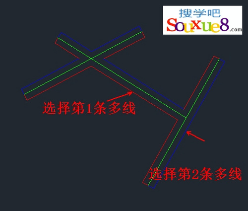 CAD教程：AutoCAD編輯與合並多線詳解