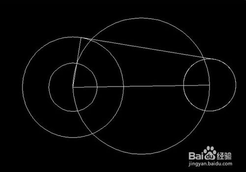 用CAD怎麼畫二個圓的切線？