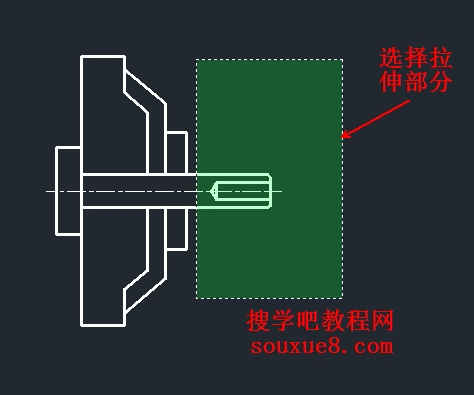 CAD教程：AutoCAD2013拉伸對象圖文詳解