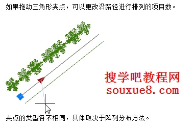 CAD教程：AutoCAD2013路徑陣列圖文詳解