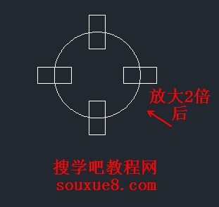 CAD教程：AutoCAD2013縮放對象圖文詳解