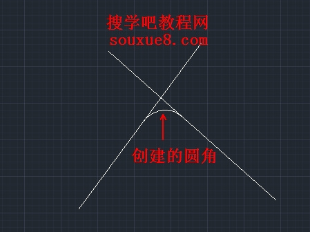 CAD教程：AutoCAD2013繪制圓角圖文詳解