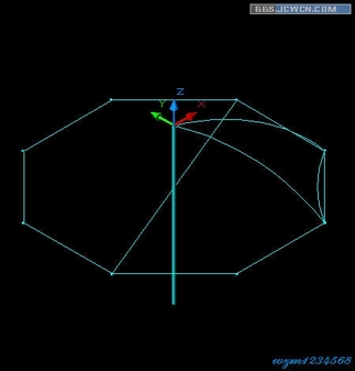 Auto CAD三維基礎實例：雨傘建模教程 
