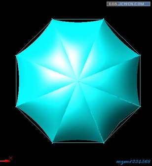 Auto CAD三維基礎實例：雨傘建模教程 