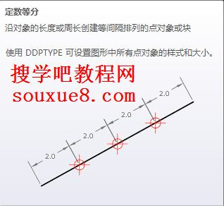 AutoCAD2013繪制定數等分點 三聯