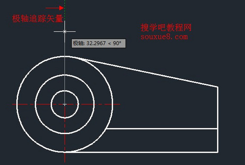 CAD教程：AutoCAD2013極軸追蹤繪制圖形