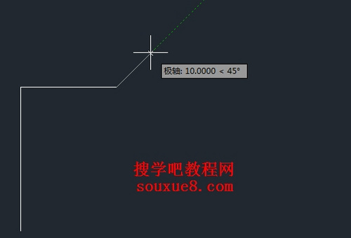 CAD教程：AutoCAD2013極軸追蹤繪制圖形