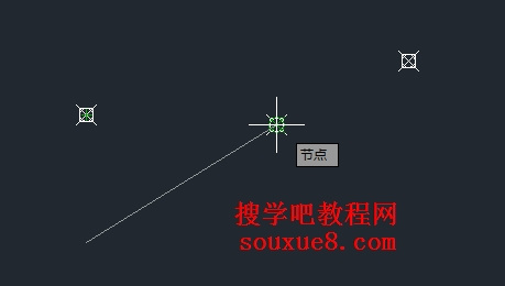 CAD教程：CAD狀態欄對象捕捉使用實例